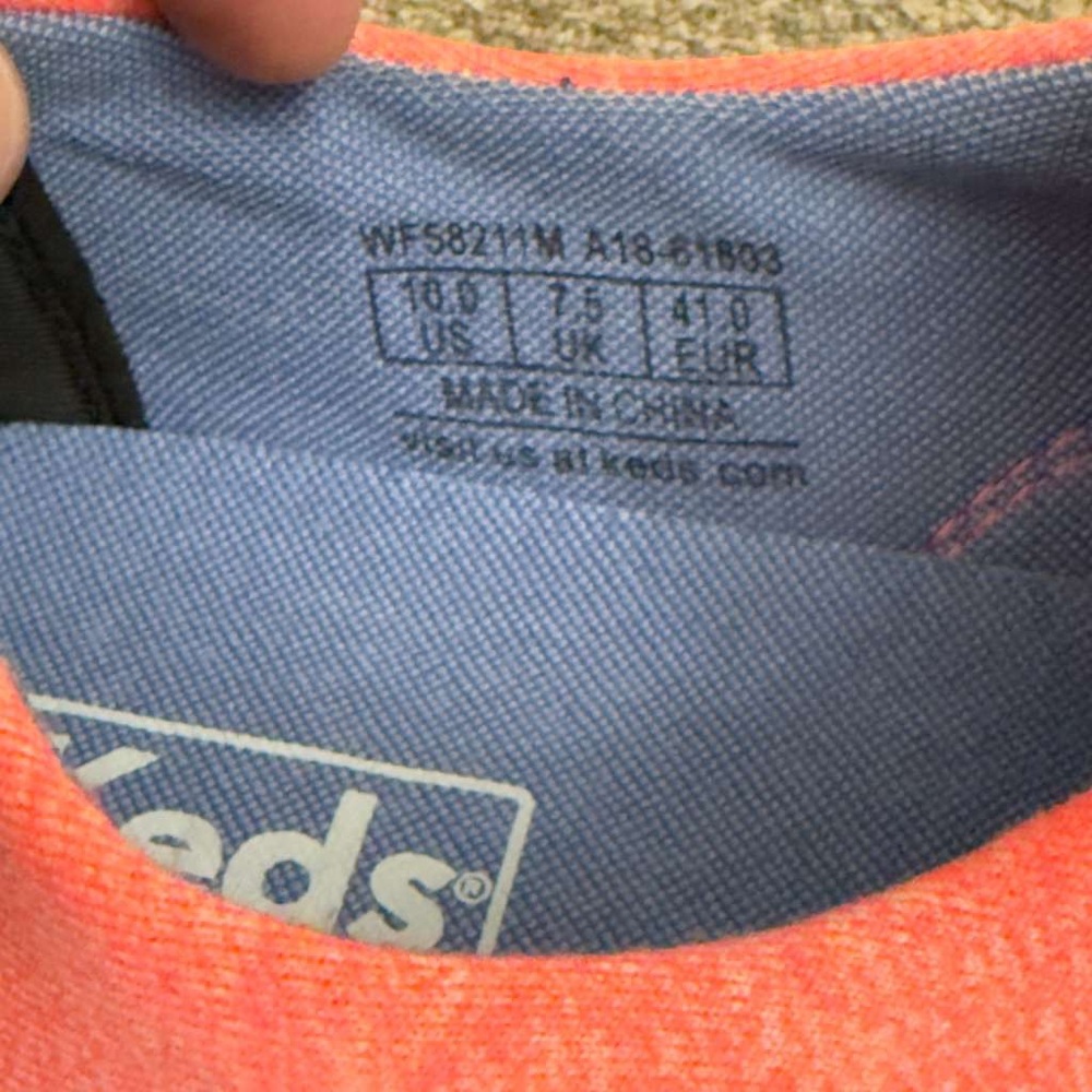 Keds Coral Canvas Lace-Up Sneakers Size 10 - Picture 9 of 10